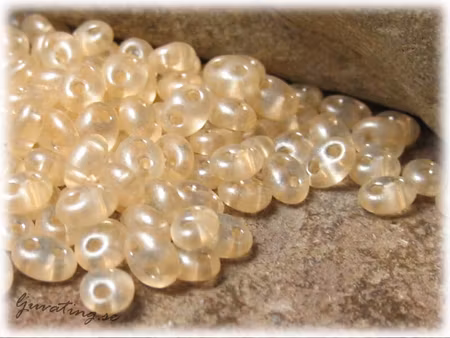 Twin beads crystal orange ca 2,5x5 mm