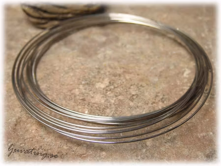 Memory wire till armband 10 varv ca 5,5 cm tj 0,6