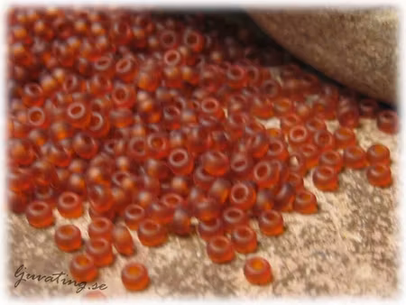 Miyuki rund matt amber 11/0