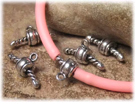 Connector med hanger till ihålig slang ca 22x11 mm