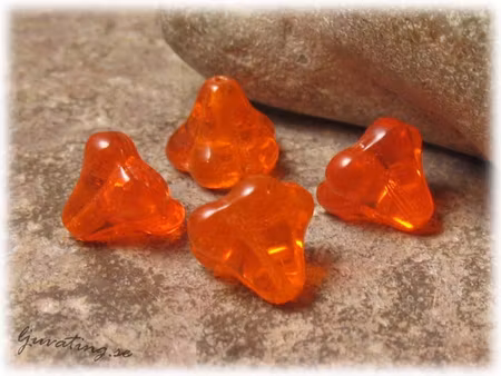 Blomklocka änglakjol orange 4-pack ca 10x13 mm