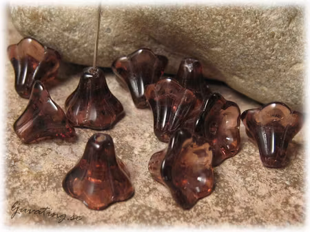 Änglakjol blomklocka violet 10-pack ca 12x10 mm