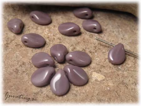 Preciosa pip bead opak lila 12-pack ca 5x7 mm