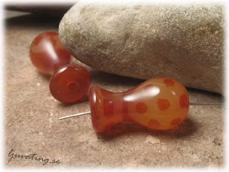 Smyckesten topaz prickig kanna vas ca 25x14 mm