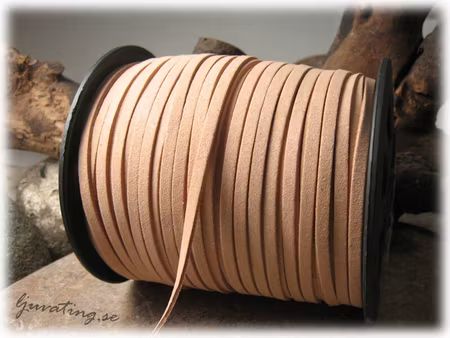 Mocka imitation burlywood fuskmocka bredd ca 4 mm