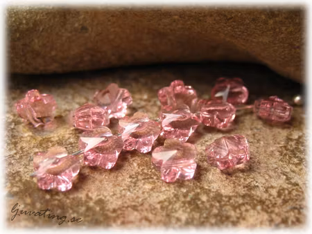 Liten blomma rose Swarovski ca 5 mm