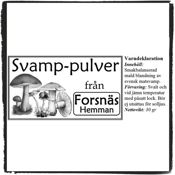Svamppulver