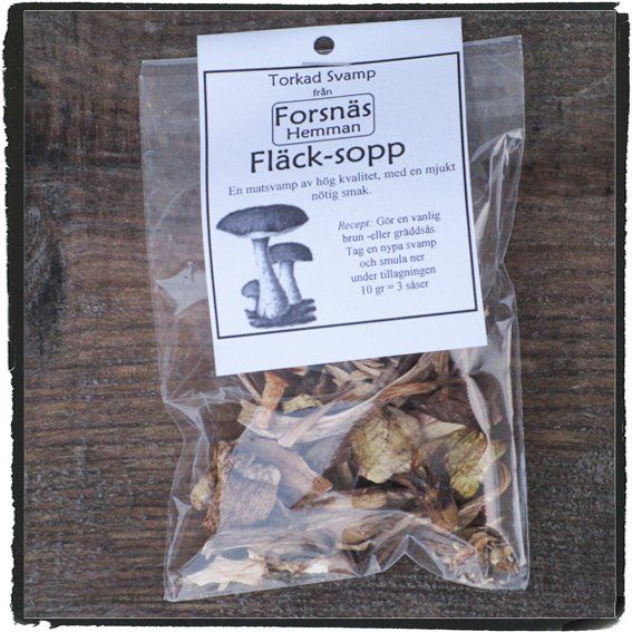 Torkad svamp- Fläcksopp