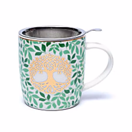 Tekopp med tesil "Tree of Life"