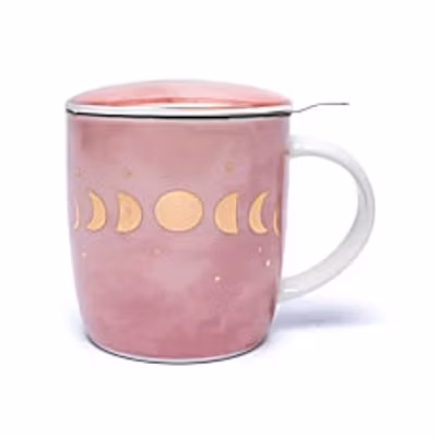 Tekopp med tesil  "Moon Phases"