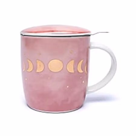 Tekopp med tesil  "Moon Phases"