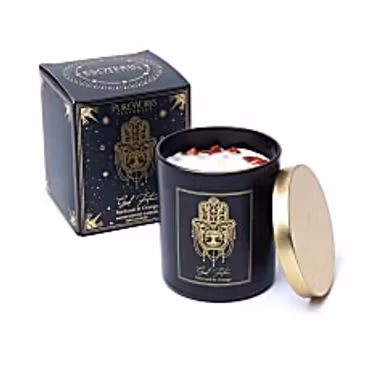 Manifestationsljus – "Good Fortune" (i glas med lock)