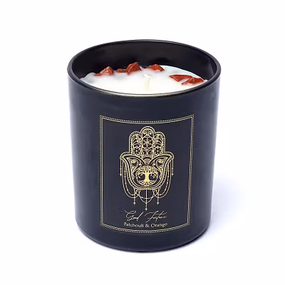 Manifestationsljus – "Good Fortune" (i glas med lock)