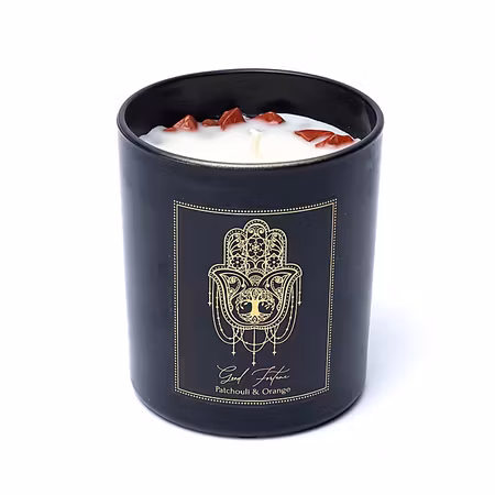 Manifestationsljus – "Good Fortune" (i glas med lock)