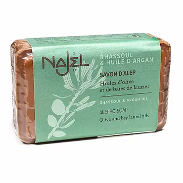 Najel Aleppotvål "Rhassoul & Arganolja"