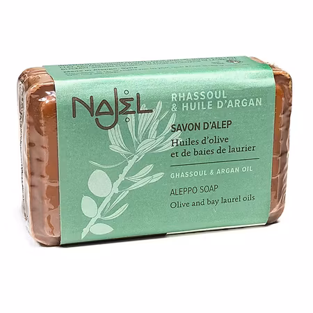 Najel Aleppotvål "Rhassoul & Arganolja"