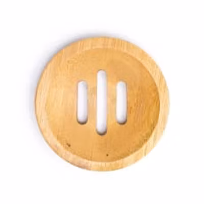 Tvålfat Bambu – Rund