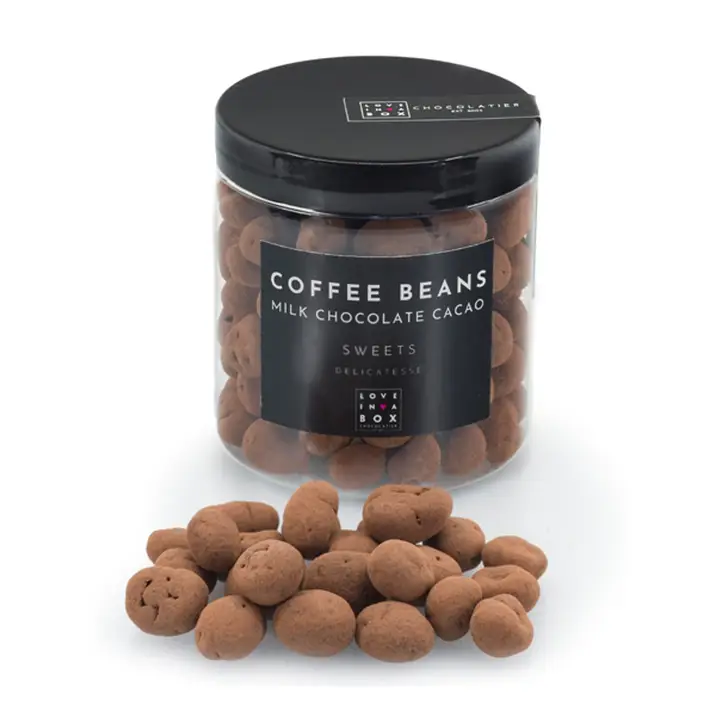 Kaffebönor i Mörk Choklad & Kakao