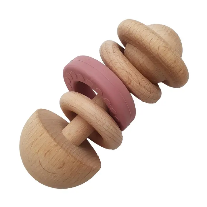 Barnskallra i trä – Dusty Rose