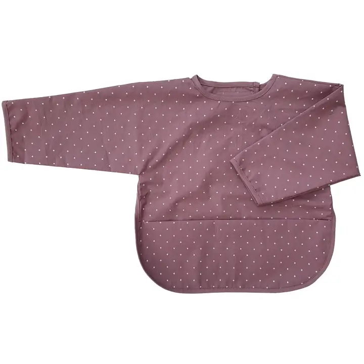 Ekologisk Haklapp med Ärmar – Grape Dotty