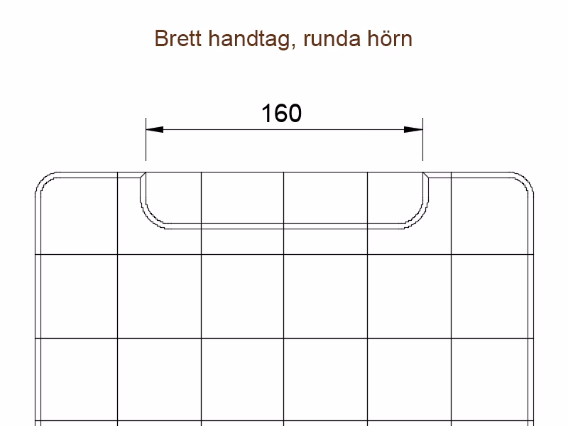 Skärbräda i ändträ - Valnöt