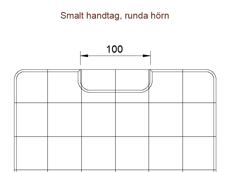 Skärbräda i ändträ - Rökt ek