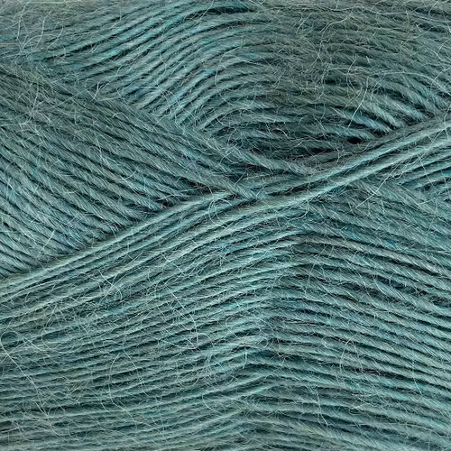 Tynd Lamauld Turkis Grøn