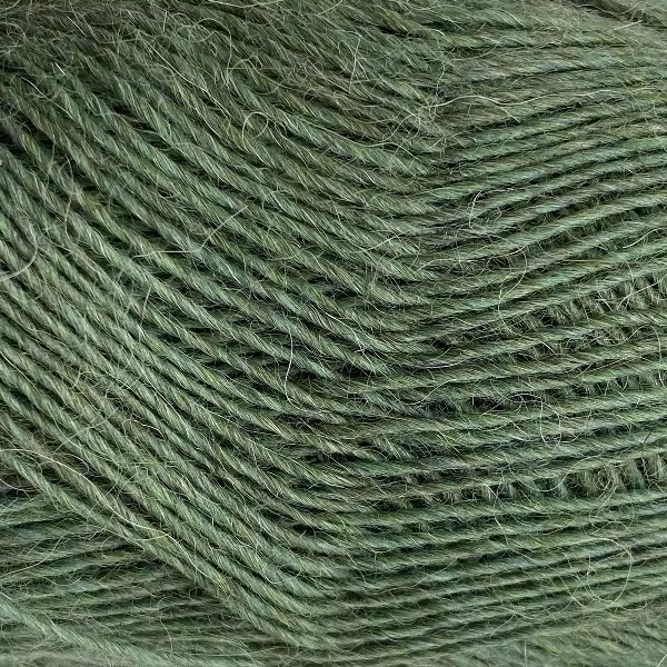 Tynd Lamauld Mørk Avocado