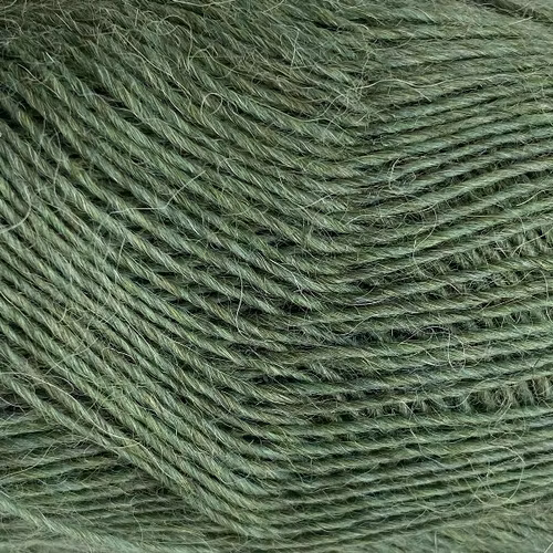 Tynd Lamauld Mørk Avocado
