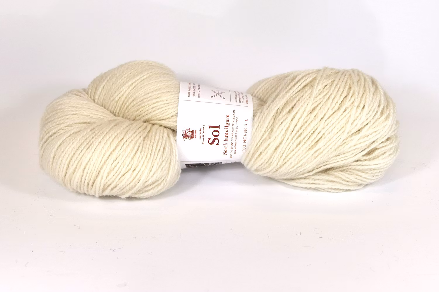 Sol lammullgarn