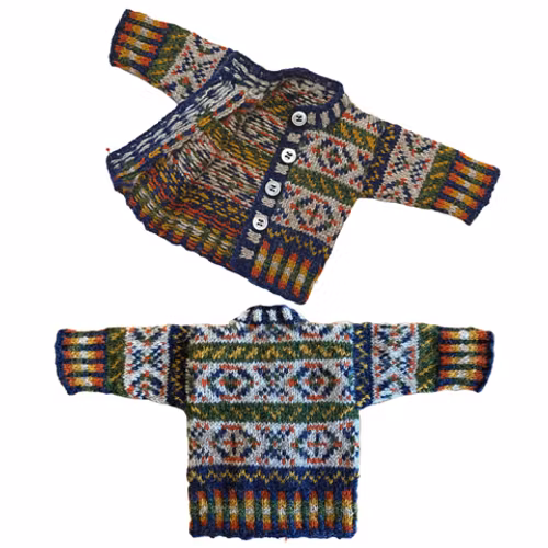 Fair Isle - färger, sticka och klippa 14-15 november 2026. Anmälningsavgift 1.