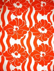 Tyg Orange blomranka Solskydd barnvagn