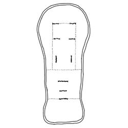 Emmaljunga Viking sittdyna barnvagnsdyna
