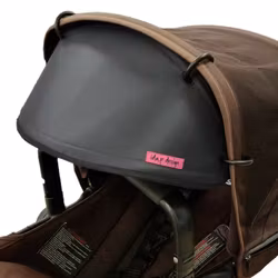 Solskydd barnvagn Svart vattenavvisande Sytt av restmaterial