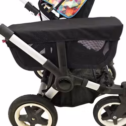 Regnskydd sidokorg Bugaboo Donkey Svart Canvas Kort