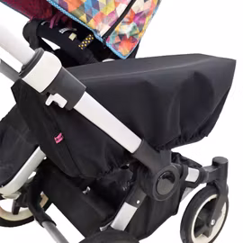 Regnskydd sidokorg Bugaboo Donkey Svart Canvas LÅNGT