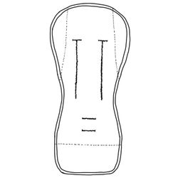 Sittdyna Barnvagnsdyna Universal