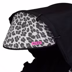 Solskydd för barnvagn Ljus leopardmönstrad