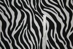 Zebra svart tyg Solskydd barnvagn