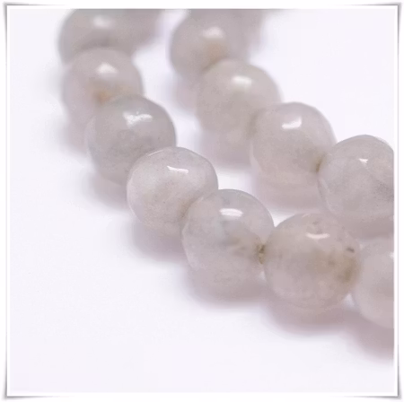 Jade facetterad 6 mm