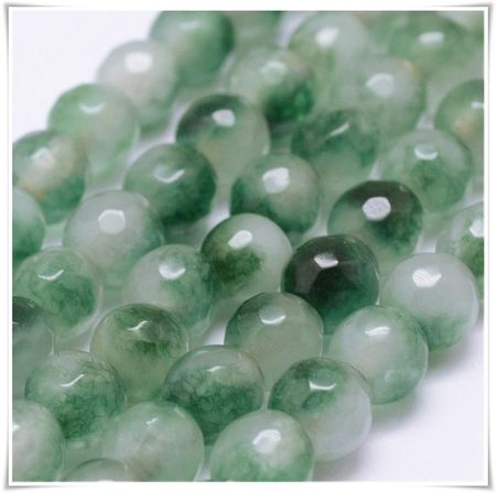 Jade facetterad 6 mm