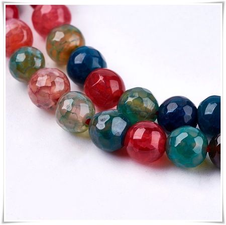 Agat facetterad 6 mm