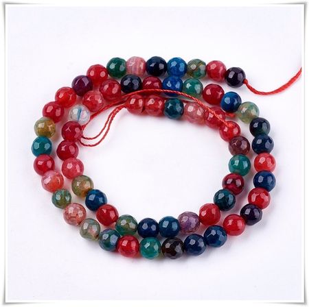 Agat facetterad 6 mm