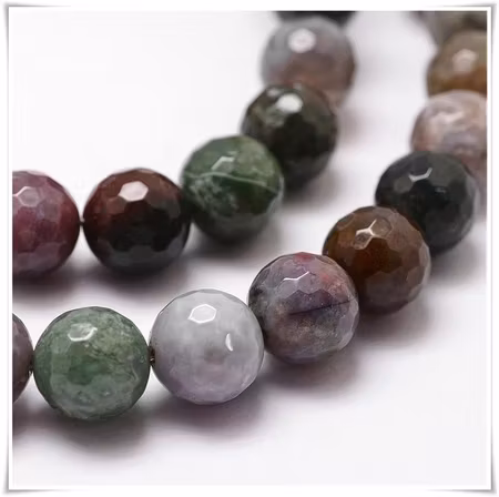 Indiska agat facetterad 8 mm