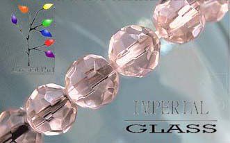 Facetterade glaspärlor i flera färger 6 mm