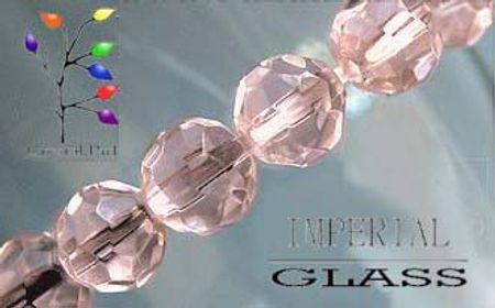 Facetterade glaspärlor i flera färger 6 mm