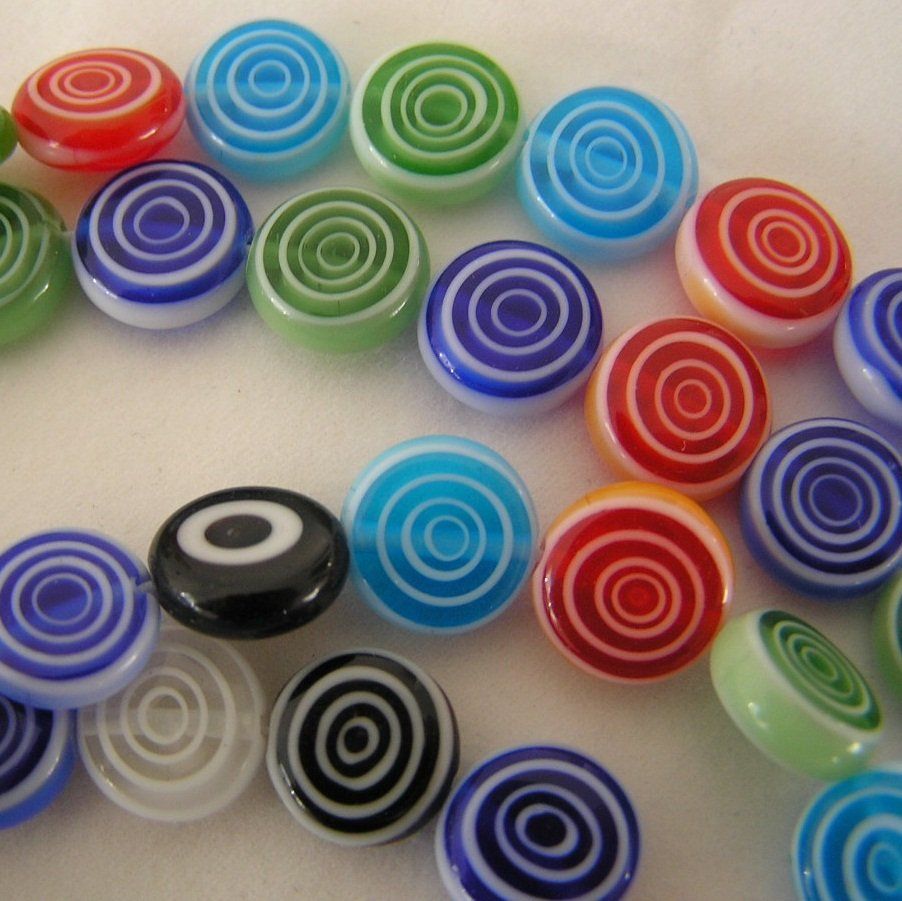 Glaspärlor 10-pack