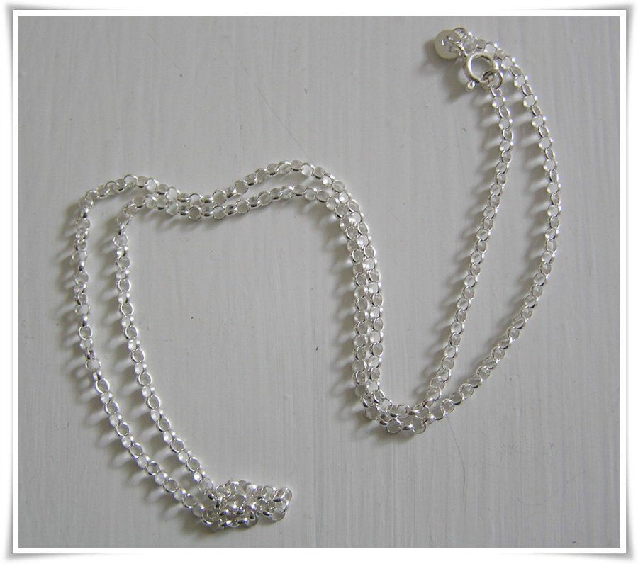 Ärtlänk sterling silver 45 cm