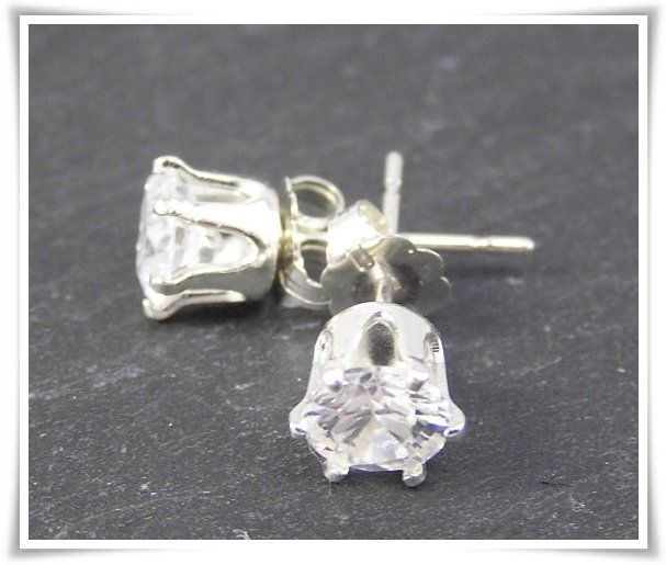 Örhänge med cubic zircon (314)