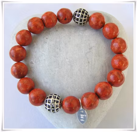 Armband med skumkorall (330)